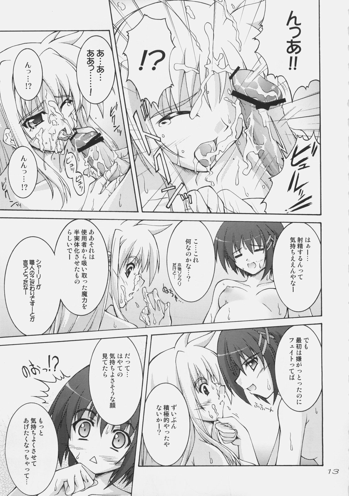 (C75) [SEITOKAISHITSU (Akimoto Dai)] Rokka wa Honjitsu mo Ijounashi (Mahou Shoujo Lyrical Nanoha) page 11 full