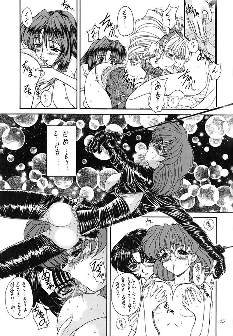 (SC4) [Fukumaden (Ohkami Tomoyuki)] Madan Musume Arashi (Doki Doki Pretty League) page 14 full