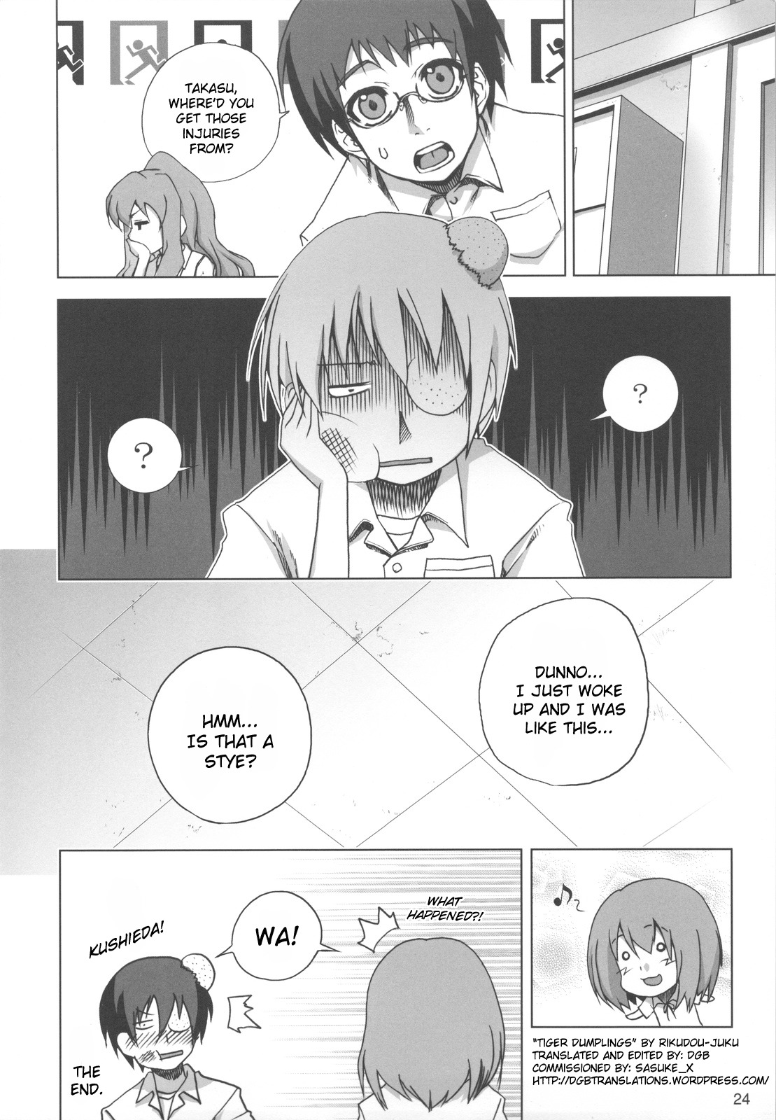 (C75) [Rikudou Juku (Hitotose Rin)] Tora Dango | Tiger Dumplings (Toradora!) [English] [DGB] page 23 full