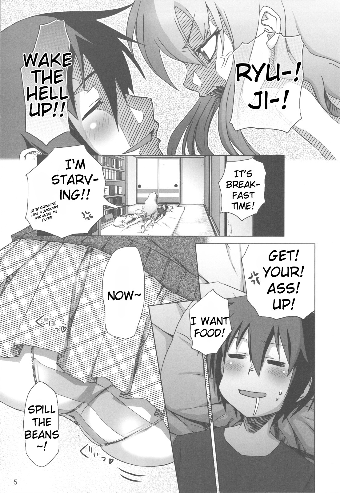 (C75) [Rikudou Juku (Hitotose Rin)] Tora Dango | Tiger Dumplings (Toradora!) [English] [DGB] page 4 full