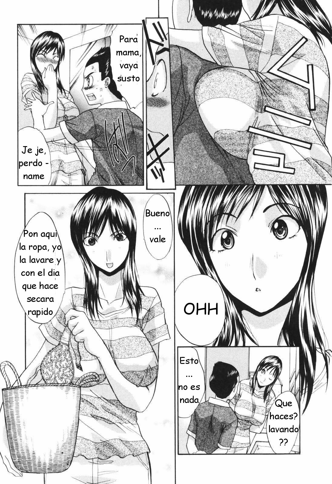 [Itaba Hiroshi] Mama no Warufuzake | Las bromas de mama (Tsuma Kyoko) [Spanish] [Joselillo] page 3 full