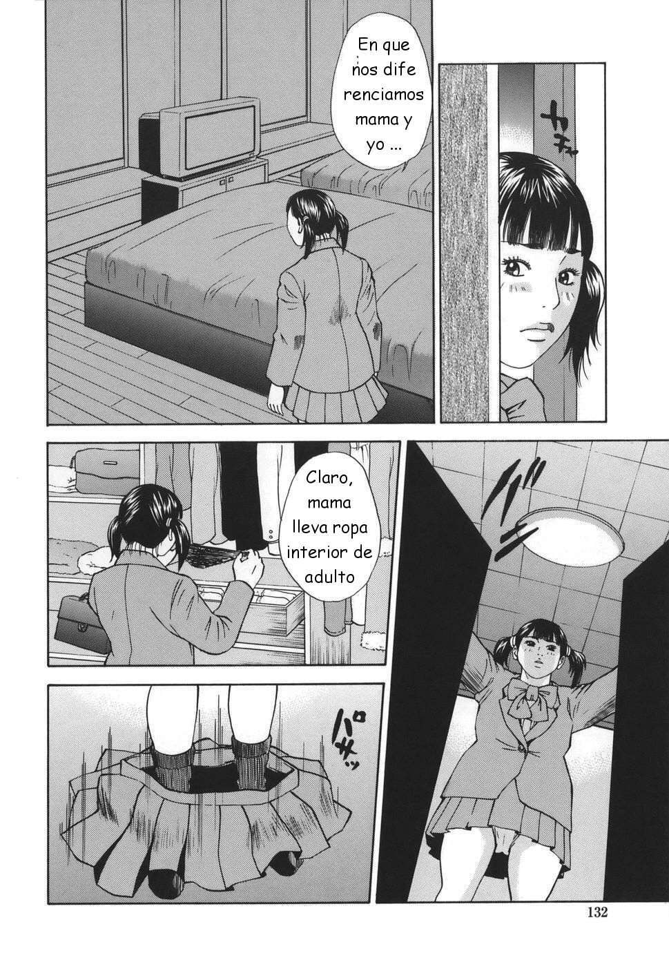 [Hagiwara Yutarou] Kinshin Goukan - Near Relation Rapes [Spanish] [Joselillo] page 132 full