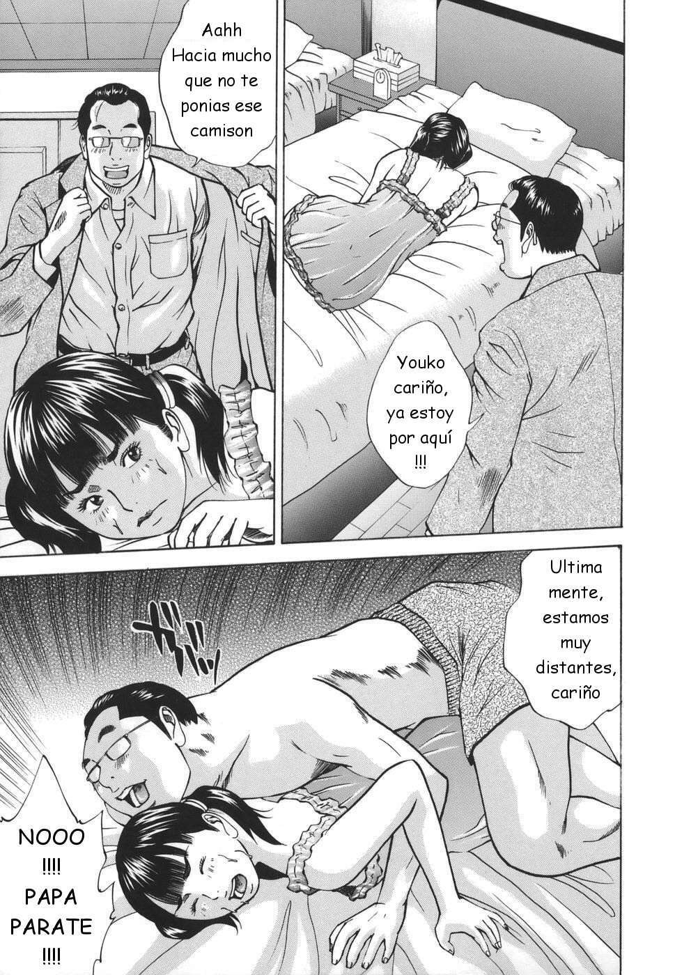 [Hagiwara Yutarou] Kinshin Goukan - Near Relation Rapes [Spanish] [Joselillo] page 135 full