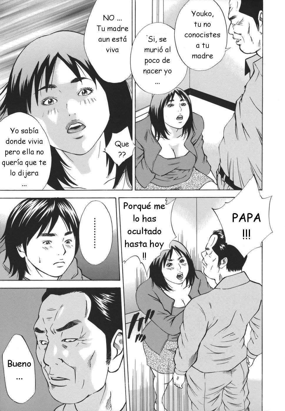 [Hagiwara Yutarou] Kinshin Goukan - Near Relation Rapes [Spanish] [Joselillo] page 195 full