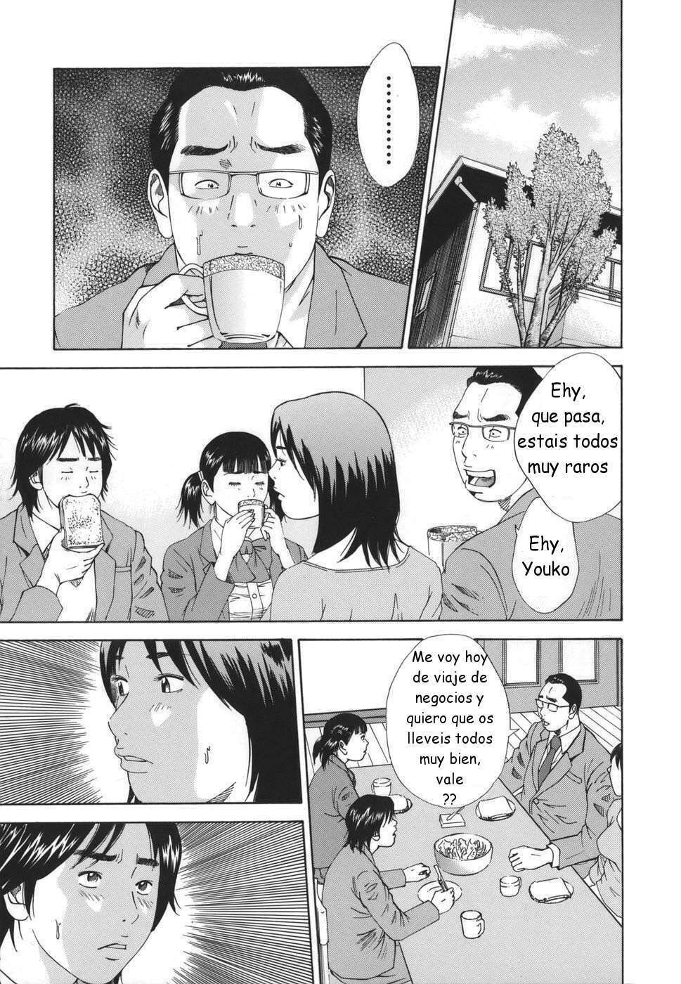[Hagiwara Yutarou] Kinshin Goukan - Near Relation Rapes [Spanish] [Joselillo] page 91 full
