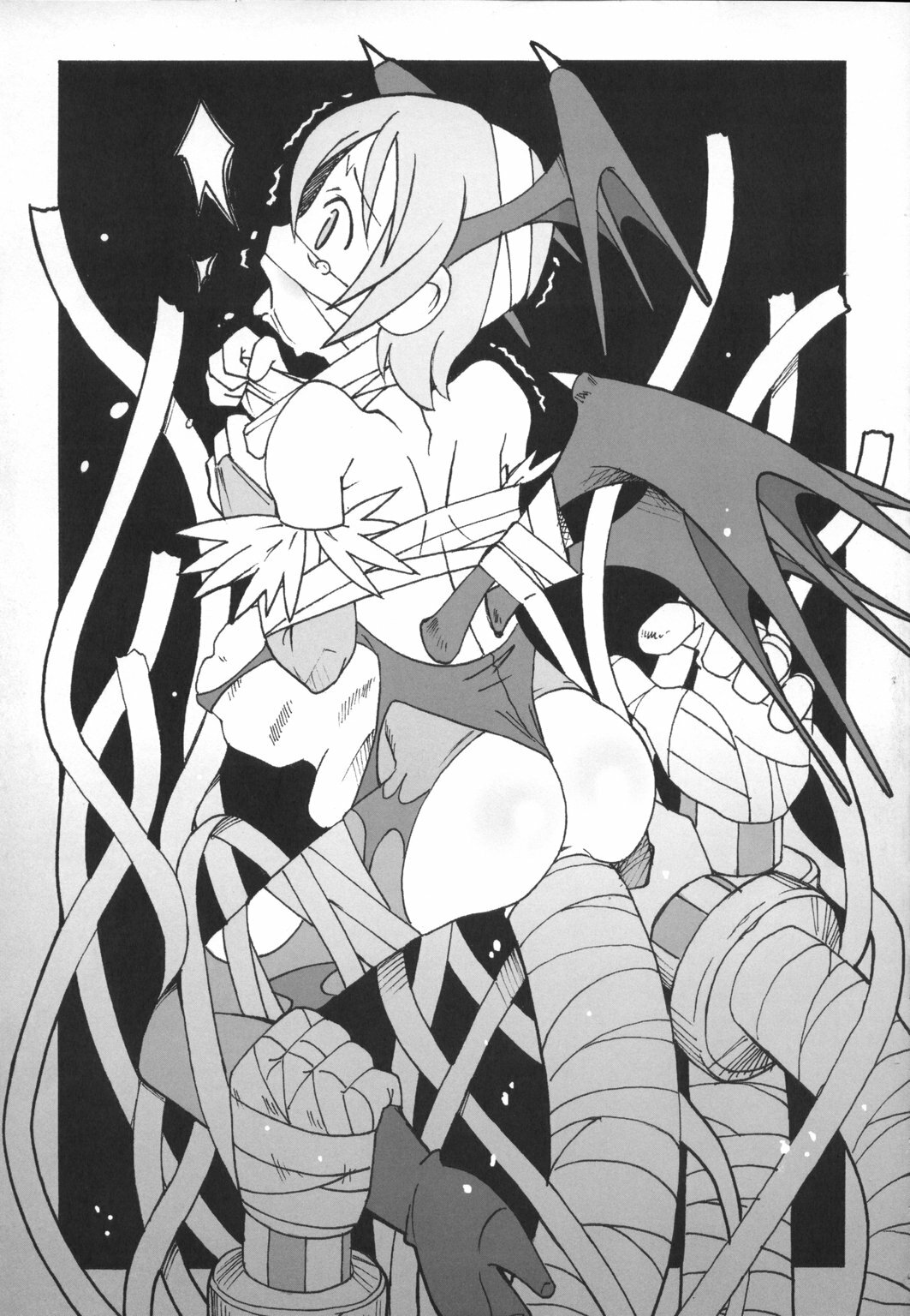 (C71) [Sarurururu (Doru Riheko)] Purizumu no Yoru | Night of the Prism (DarkStalkers) page 22 full