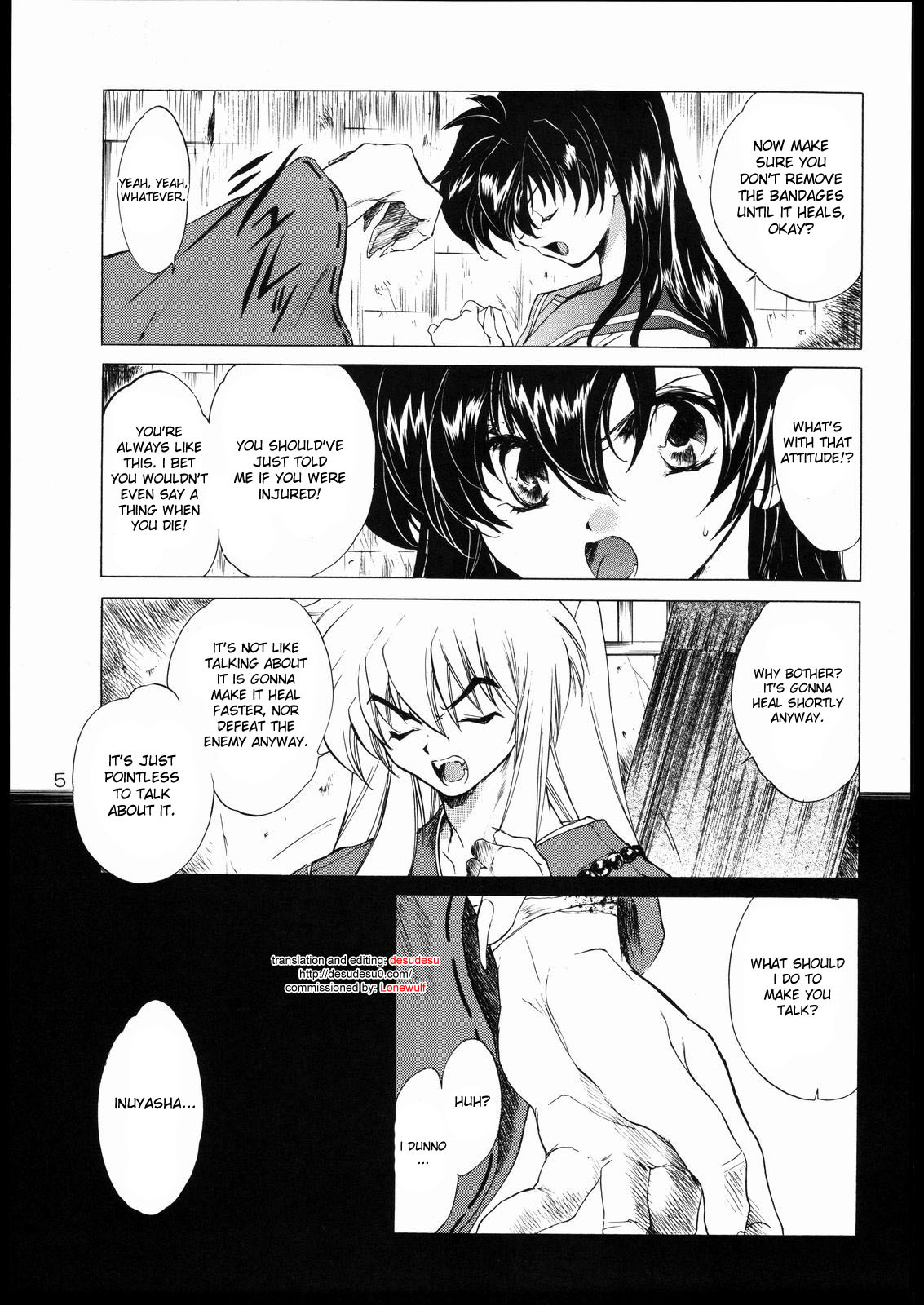 (C59) [Toko-ya (Kitoen)] Tasukurumono (red cover) (Inu Yasha) [English] [desudesu] page 4 full