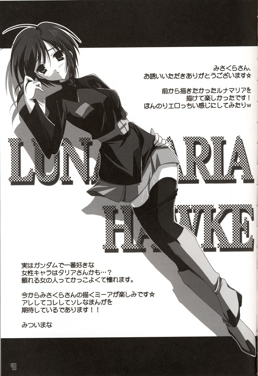 (C69) [HarthNir (Misakura Nankotsu)] Meer chan no Gyokuon Housou (Gundam Seed Destiny) page 42 full