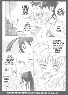 (C75) [CARNELIAN] MIDNIGHT CAR RADIO VOL. 2 (Macross Frontier) [English] [SaHa] - page 9