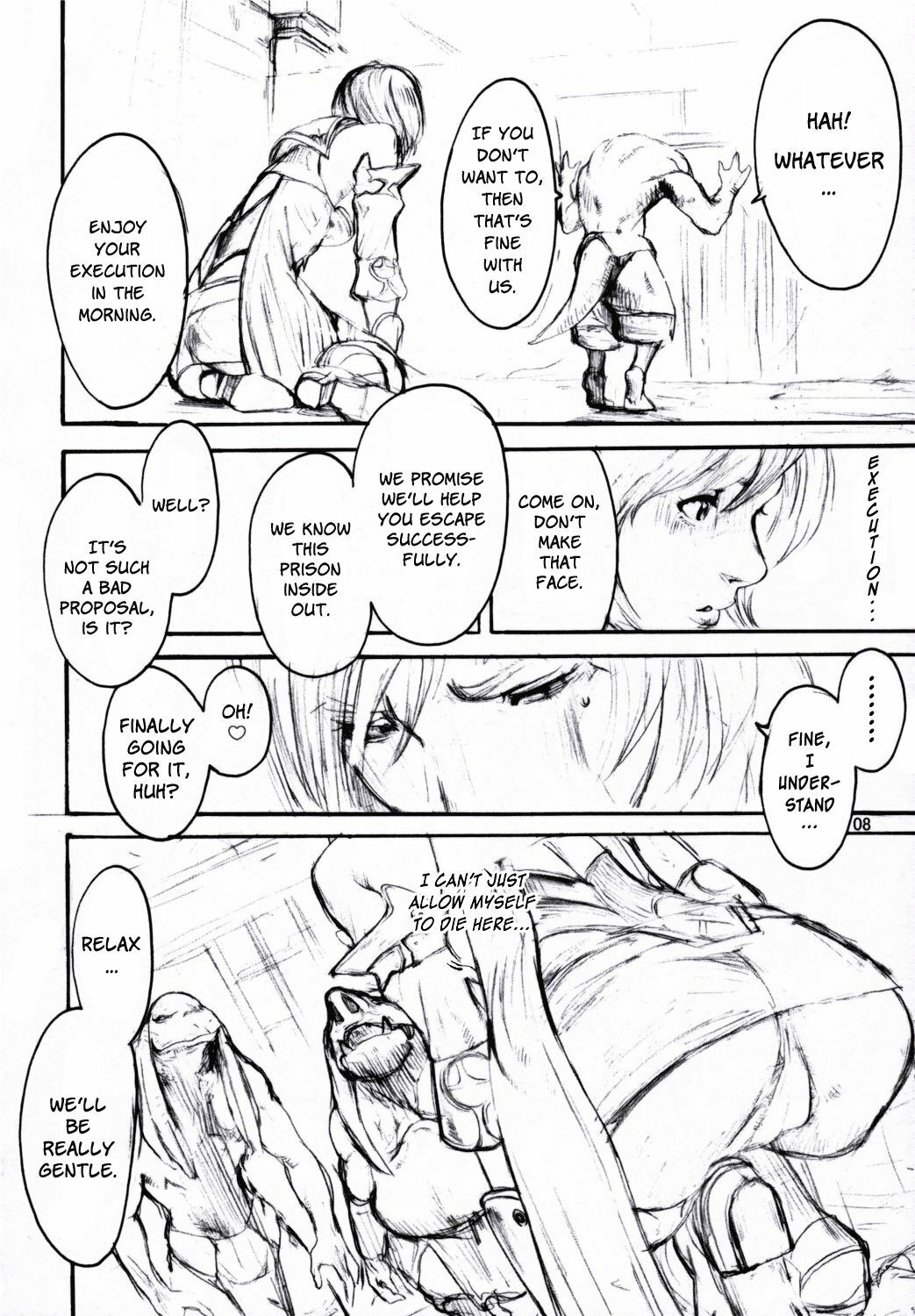 (SC31) [Manga Super, Millenium-Garage (Nekoi Mie, Sennenya Yoshito)] Momoiro Gambit | Peach Colored Gambit (Final Fantasy XII) [English] [SaHa] page 7 full