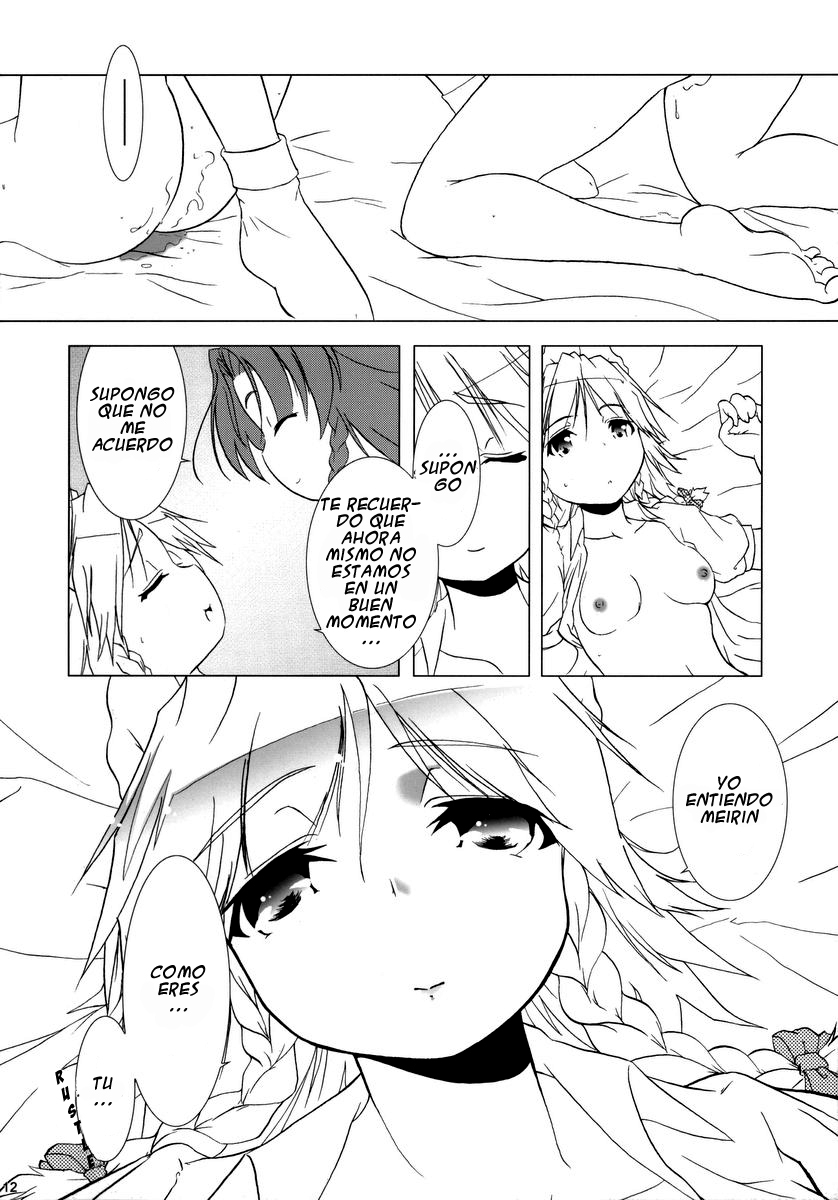 (C69) [Gutenberg no Musume (KnightO Satoshi)] Kajin Komusume Chuuka na Ipanema | Bloom Human Serving (Touhou Project) [Spanish] [Touhou Hentai] page 12 full