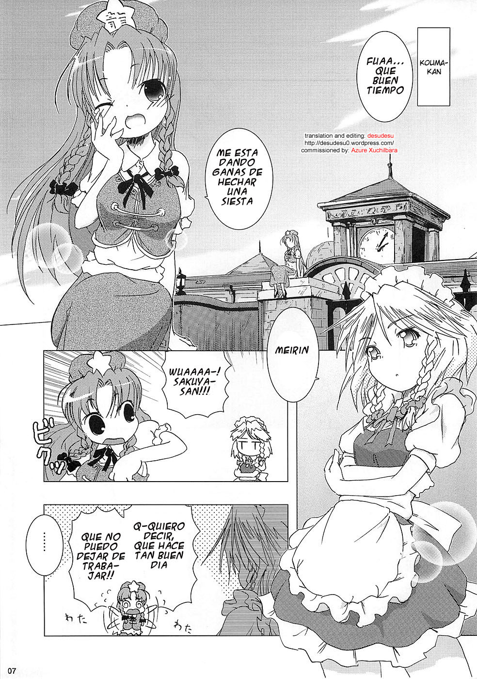 (CR37) [Gutenberg no Musume (ko.darts)] kajin komusume chuuka na pai pai (Touhou Project) [Spanish] page 5 full