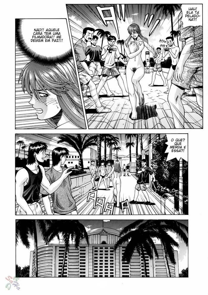 (CR37) [Human High-Light Film (Jacky Knee de Ukashite Punch x2 Summer de GO)] HITOMI (Dead or Alive) [Portuguese-BR] [GraphiComix] page 19 full