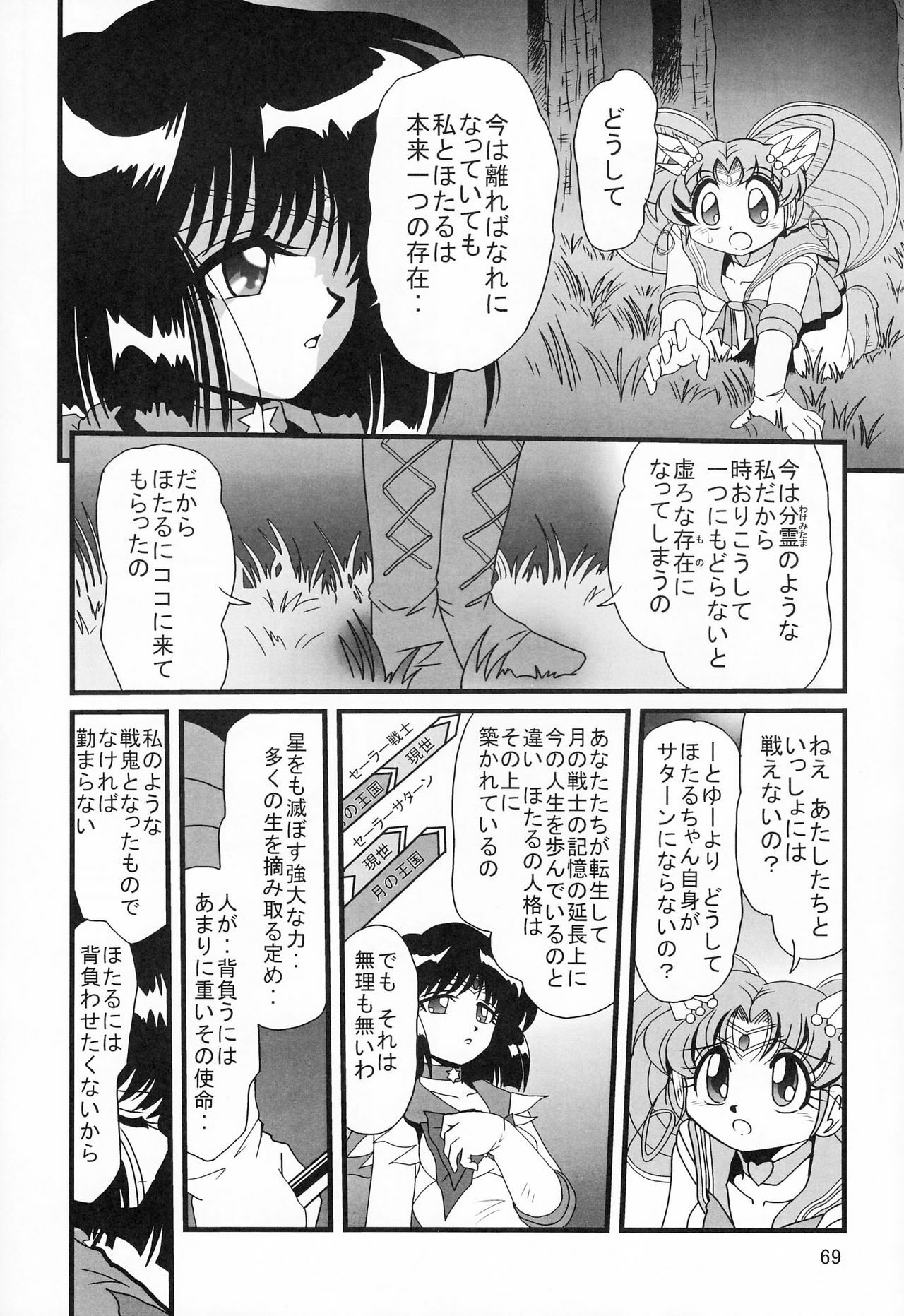 [Thirty Saver Street 2D Shooting (Various)] Silent Saturn Special - Saturn Kourin 10-shuunen Kinenbon (Bishoujo Senshi Sailor Moon) page 70 full