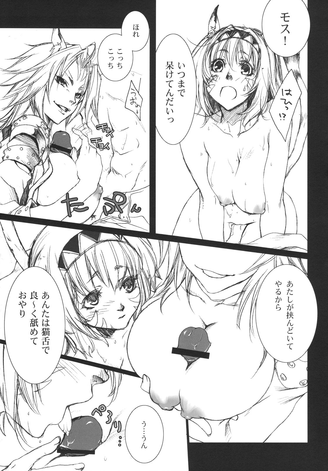 (C75) [Akai Tsubasa, 50BMG (Tachibana Chata, Shindou Nobumichi)] LOVE FOOL.09 (Final Fantasy XI) page 10 full