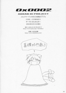 (C66) [AKKAN-Bi PROJECT (Yanagi Hirohiko)] Zero X 0x0002 (Samurai Spirits) - page 29