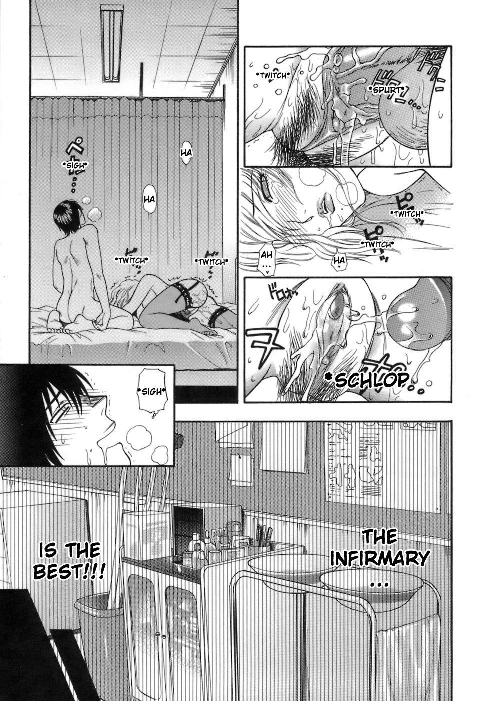 [Azuma Tesshin] Momoiro Hokenshitsu | The Pink Infirmary Ch. 1-5 [English] [Sandwhale] [Decensored] page 11 full