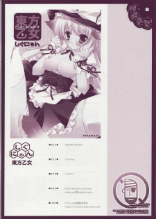 (COMIC1☆3) [Shigunyan] Touhou Otome Touhou Otome Marisa (Touhou Project) - page 33