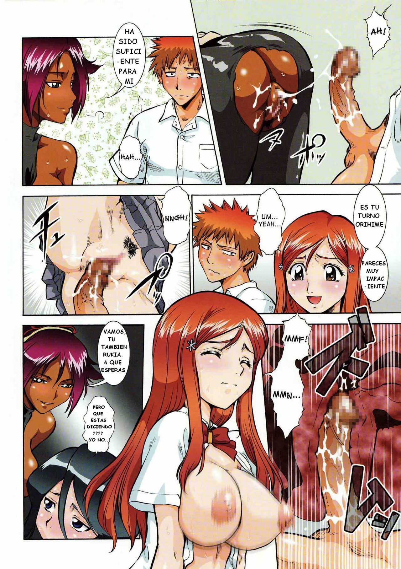 (C72) [Tsurikichi Doumei (Umedama Nabu)] Bari Etchi (Bleach) [Spanish] page 13 full