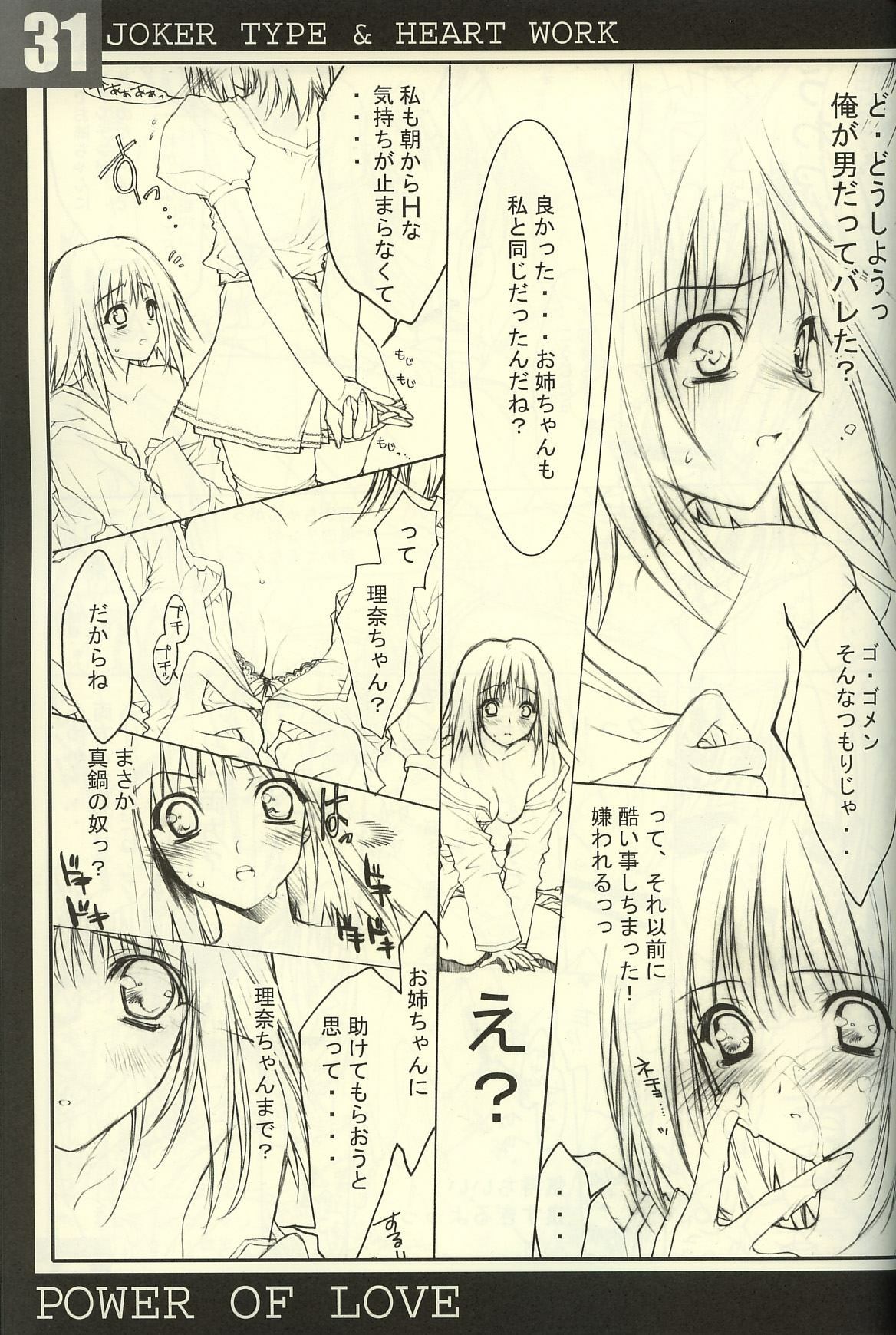 (C63) [HEART WORK, JOKER TYPE (Suzuhira Hiro, Nishimata Aoi)] Power of Love (Ichigo 100%, Pretty Face) page 30 full