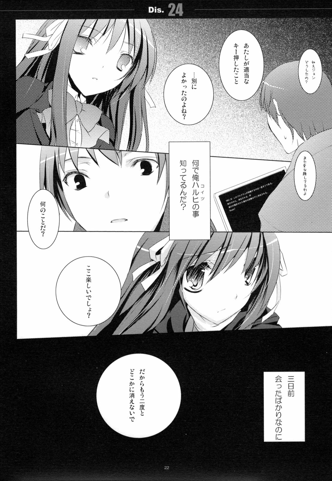 (C75) [honeyking (Mitsu King)] Dis.24 (The Melancholy of Haruhi Suzumiya) page 21 full
