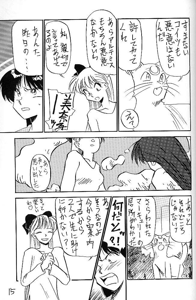 (C44) [V. Hercules (Ookame Toutarou, Sazanami Kazuto)] Mejiro (Bishoujo Senshi Sailor Moon, Genji Tsuushin Agedama) page 14 full