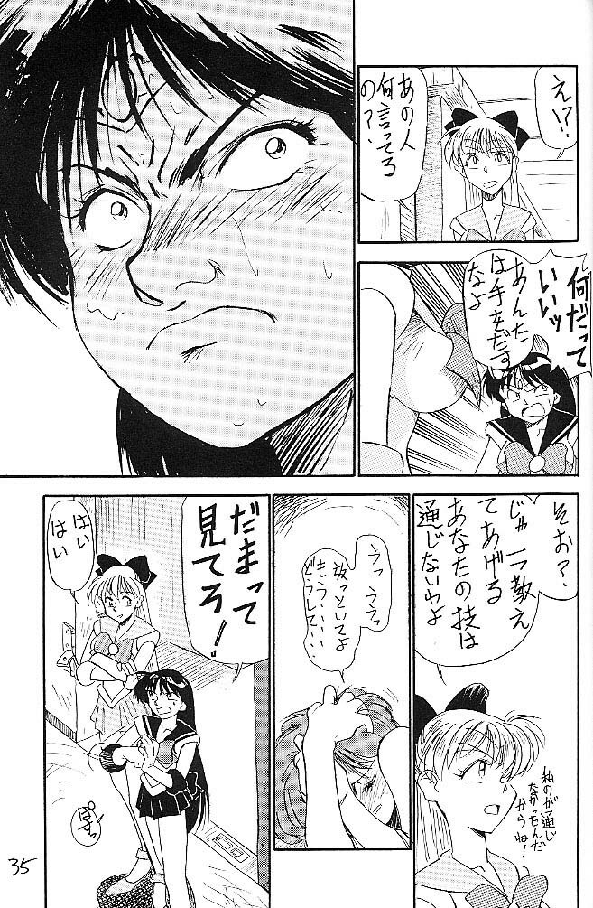 (C44) [V. Hercules (Ookame Toutarou, Sazanami Kazuto)] Mejiro (Bishoujo Senshi Sailor Moon, Genji Tsuushin Agedama) page 34 full