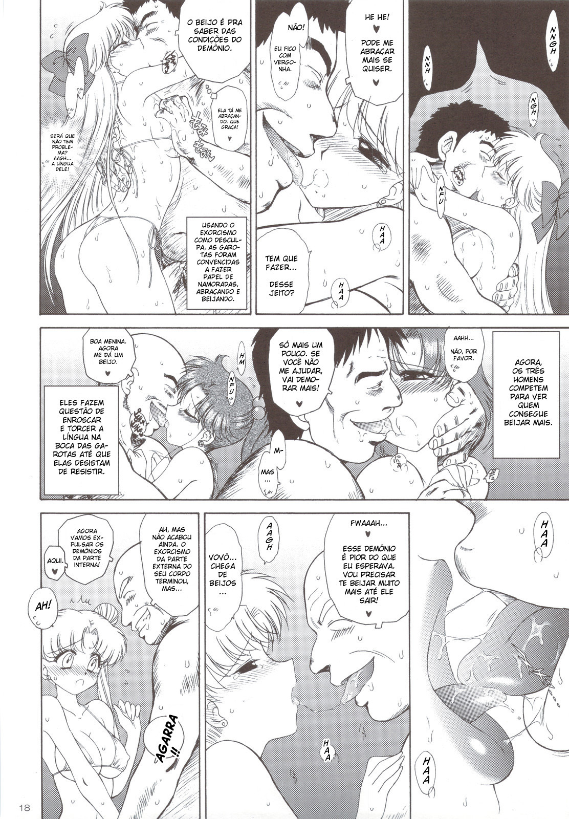 (C74) [BLACK DOG (Kuroinu Juu)] Beach Boy (Bishoujo Senshi Sailor Moon) [Portuguese-BR] [BartSSJ] page 16 full