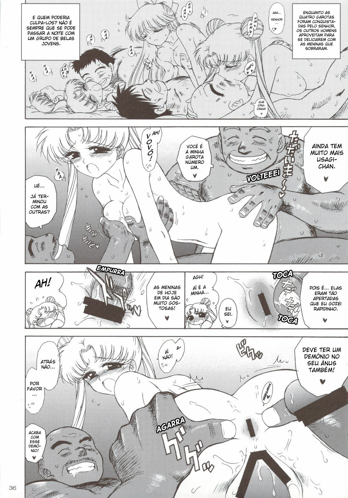 (C74) [BLACK DOG (Kuroinu Juu)] Beach Boy (Bishoujo Senshi Sailor Moon) [Portuguese-BR] [BartSSJ] page 34 full