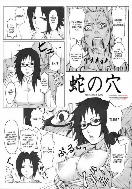 (C72) [Nagaredamaya (Mosha)] Hebi no Ana | The Snake's Cave (X JUMP 2007-8) (Naruto) [English] [desudesu]