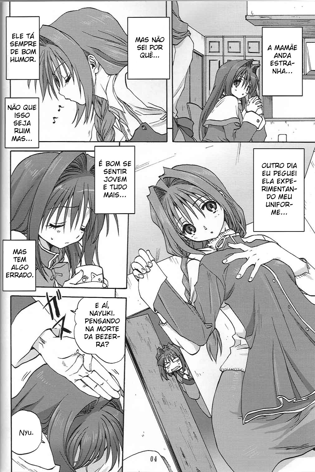 (C73) [Mitarashi Club (Mitarashi Kousei)] Akiko-san to Issho 2 (Kanon) [Portuguese-BR] [BartSSJ] page 3 full