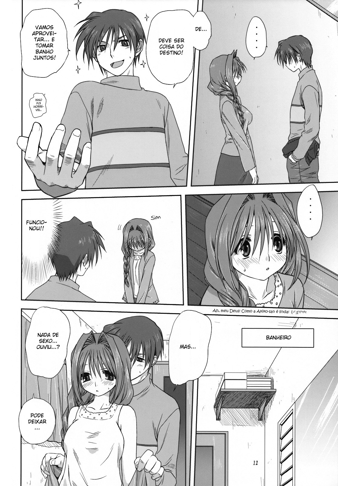 (C74) [Mitarashi Club (Mitarashi Kousei)] Akiko-san to Issho 3 (Kanon) [Portuguese-BR] [BartSSJ] page 11 full