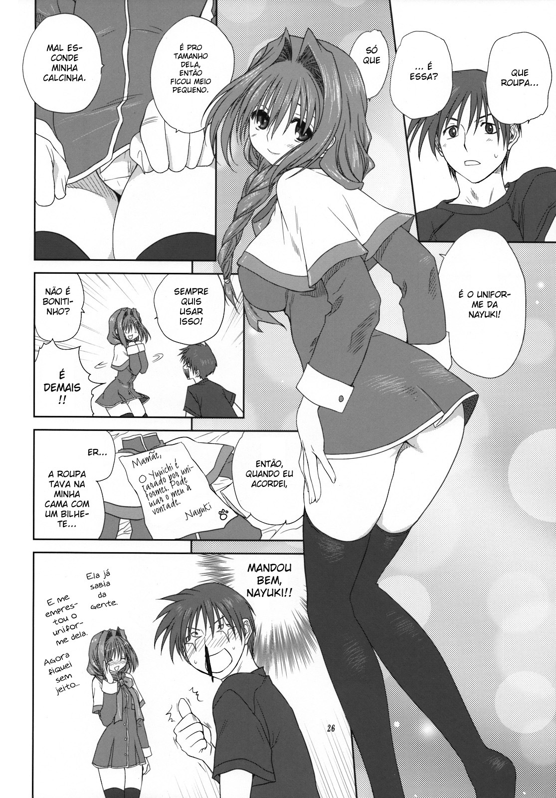 (C74) [Mitarashi Club (Mitarashi Kousei)] Akiko-san to Issho 3 (Kanon) [Portuguese-BR] [BartSSJ] page 25 full