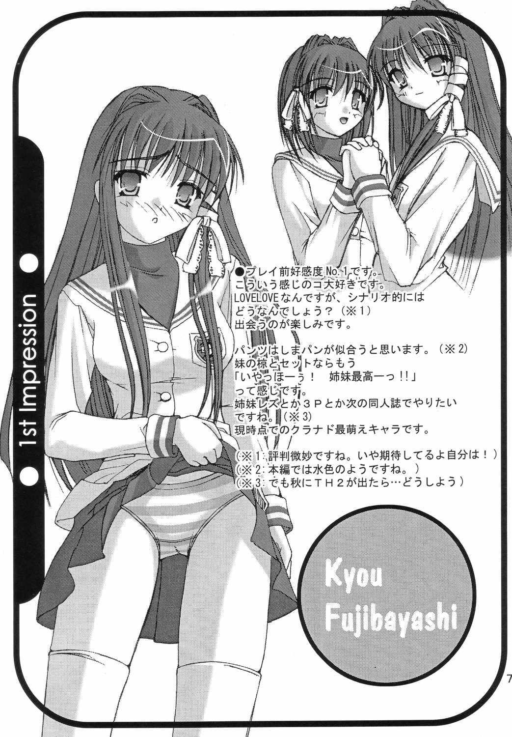 (C66) [Juicy Fruits (Satomi Hidefumi)] Taiyou no Kiss (CLANNAD) page 6 full