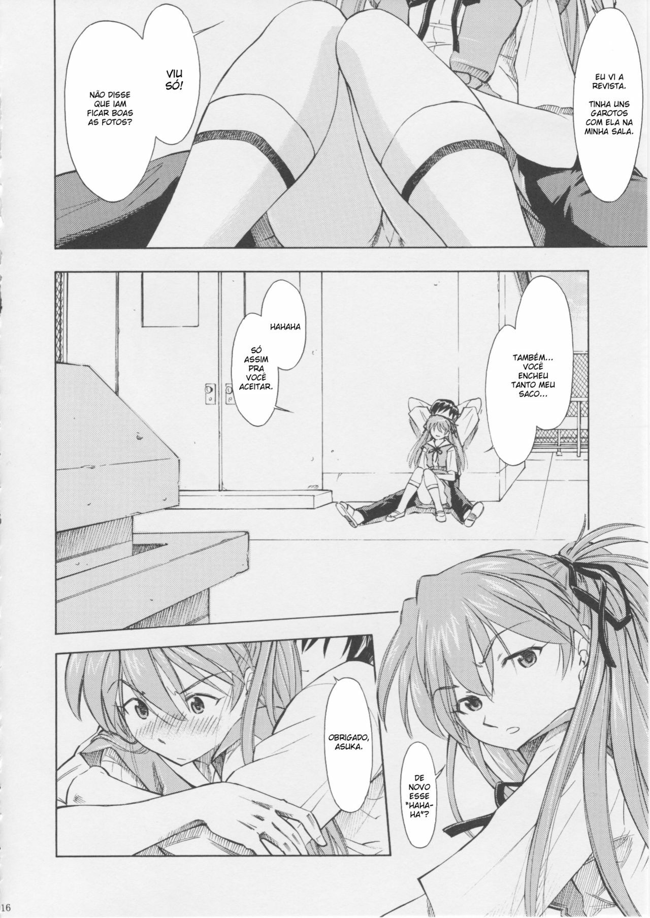 (C75) [Studio Wallaby (Kura Oh)] Asuka You (Neon Genesis Evangelion) [Portuguese-BR] [BartSSJ] page 15 full