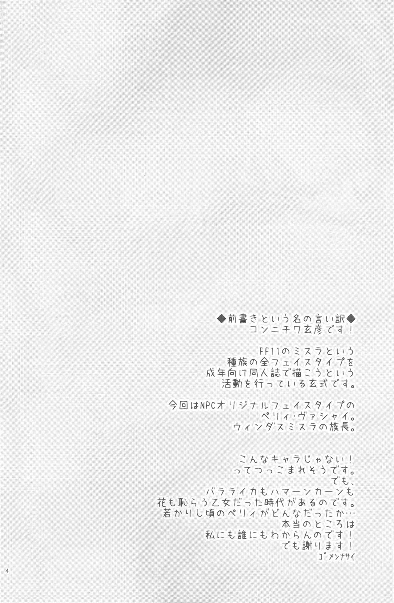 (C75) [Kuroshiki (Kurohiko)] Kuroshiki Vol. 7 (Final Fantasy XI) page 3 full