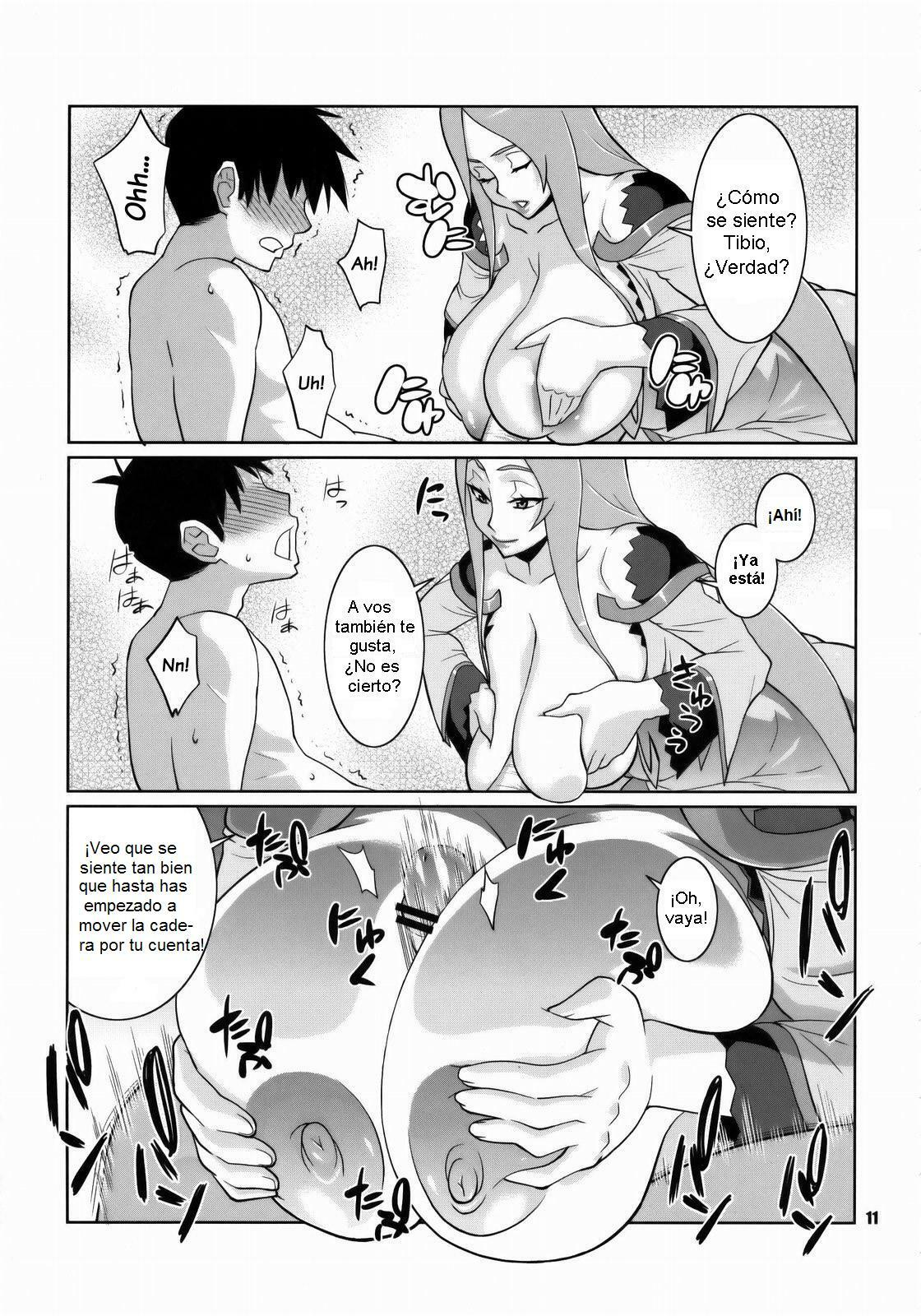 (C75) [TETRODOTOXIN (Nise Kurosaki)] Machina & Garnet to Toshikoshi SEX Zanmai (Dragonaut) [Spanish] [Biblioteca Hentai] page 10 full