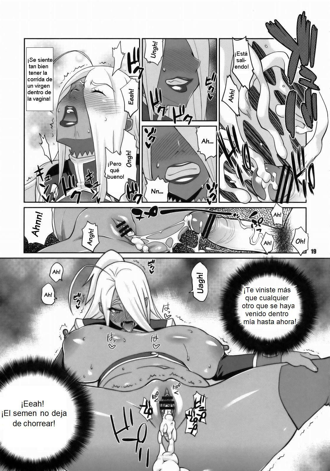 (C75) [TETRODOTOXIN (Nise Kurosaki)] Machina & Garnet to Toshikoshi SEX Zanmai (Dragonaut) [Spanish] [Biblioteca Hentai] page 18 full