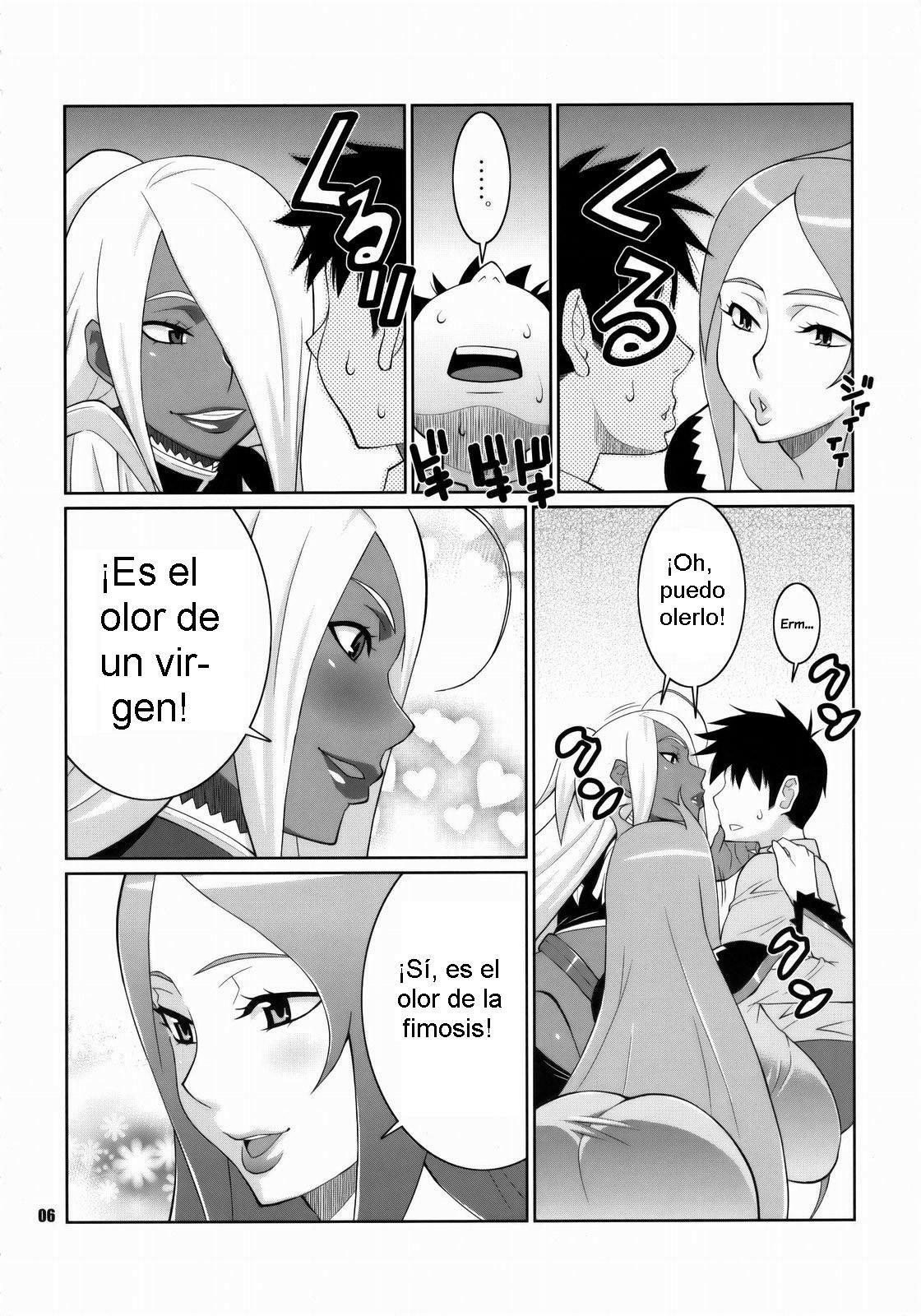 (C75) [TETRODOTOXIN (Nise Kurosaki)] Machina & Garnet to Toshikoshi SEX Zanmai (Dragonaut) [Spanish] [Biblioteca Hentai] page 5 full