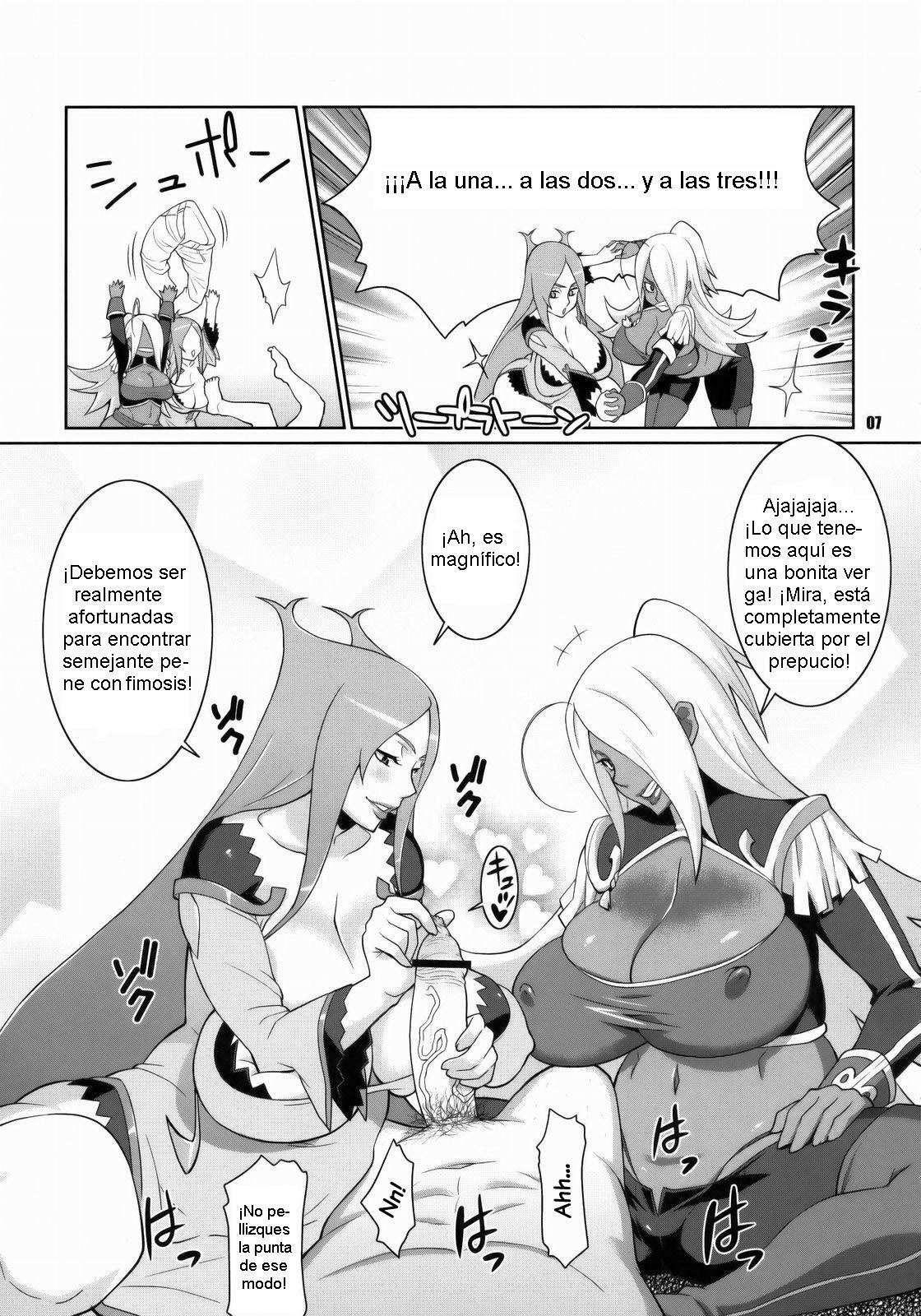 (C75) [TETRODOTOXIN (Nise Kurosaki)] Machina & Garnet to Toshikoshi SEX Zanmai (Dragonaut) [Spanish] [Biblioteca Hentai] page 6 full