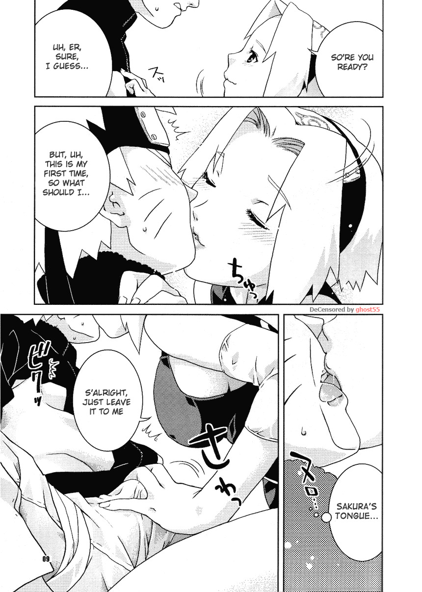 (ComiComi8) [Nekomataya (Nekomata Naomi)] Kanhi Zakura (Naruto) [English] [Bakafish] [Decensored] page 8 full