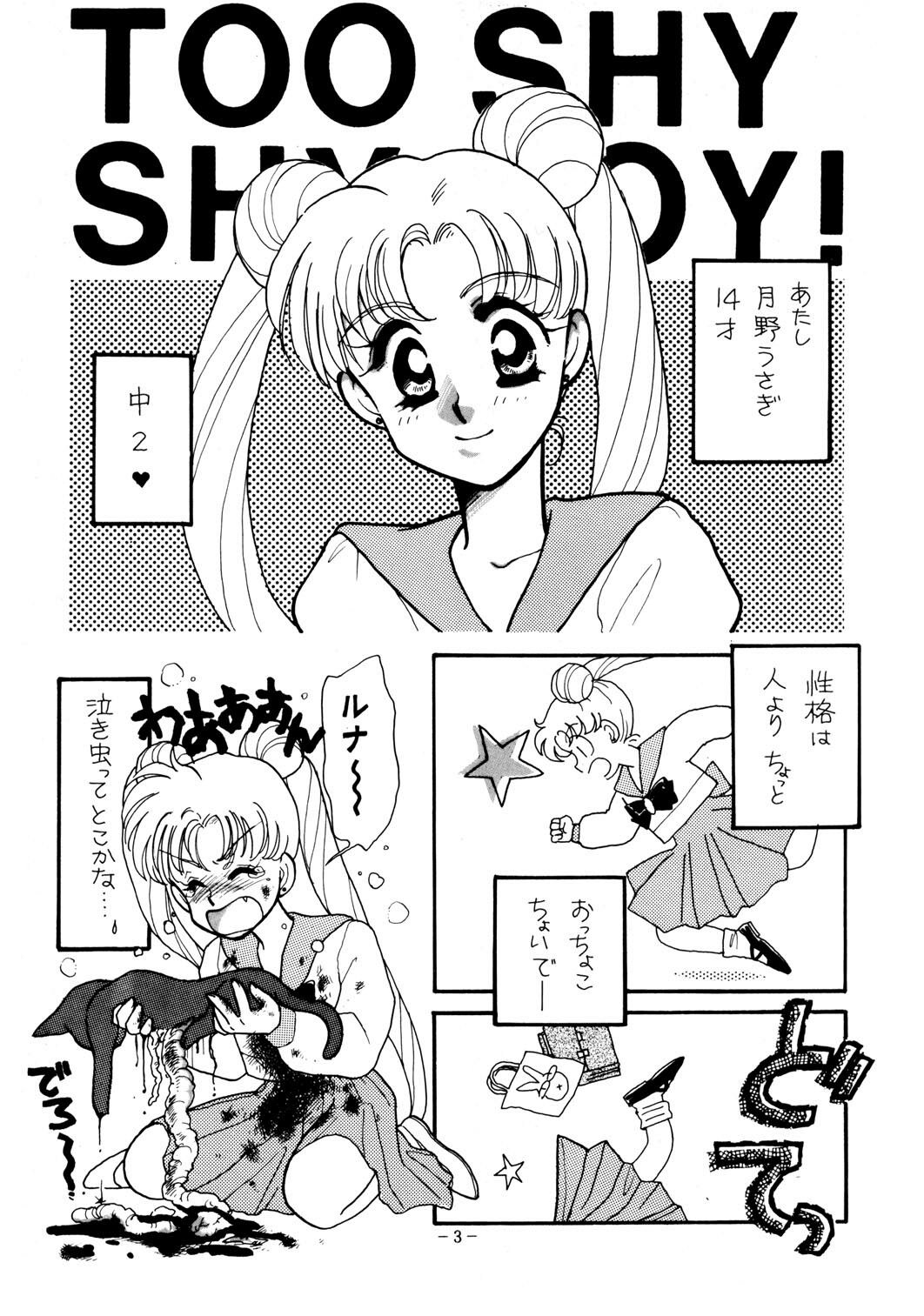 [Joudan Janai Yo! (Kadoi Aya)] TOO SHY SHY BOY! (Bishoujo Senshi Sailor Moon) page 3 full