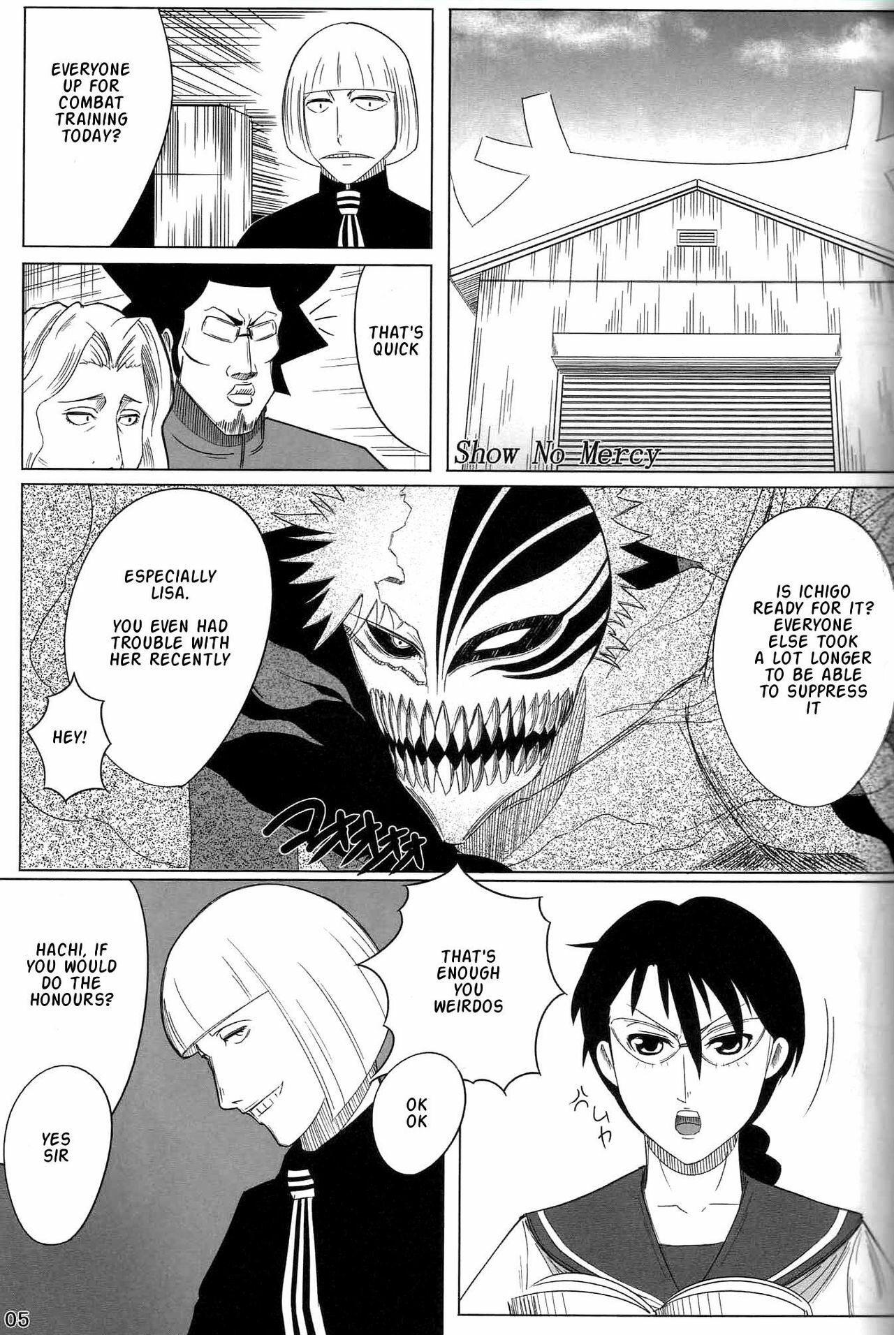 (COMIC1) [ReDrop (Miyamoto Smoke, Otsumami)] Snow No Mercy (Bleach) [English] page 4 full