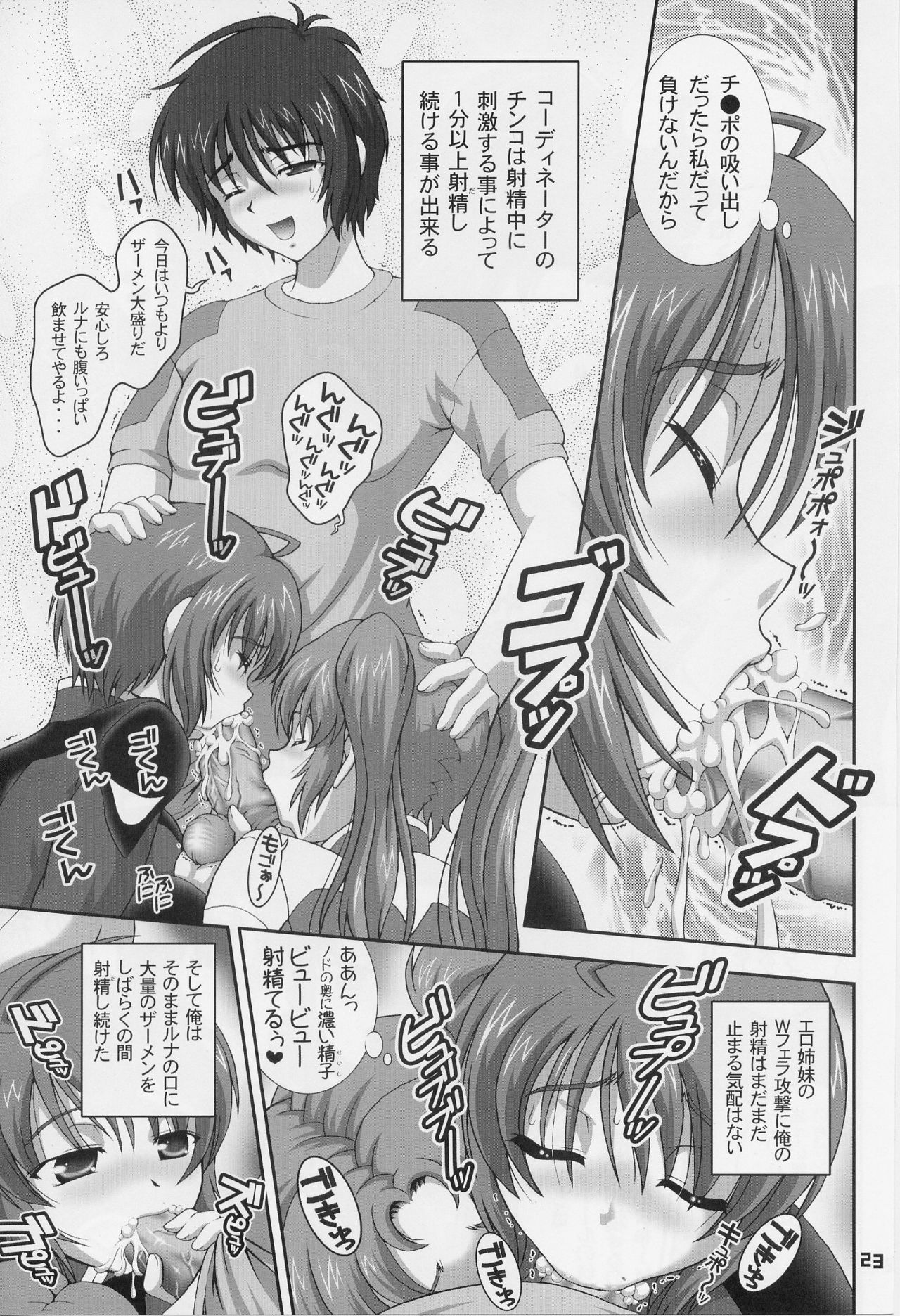 (C69) [Kuroyuki (Kakyouin Chiroru)] Gohoushi Club 5 (Kidou Senshi Gundam SEED DESTINY) page 22 full