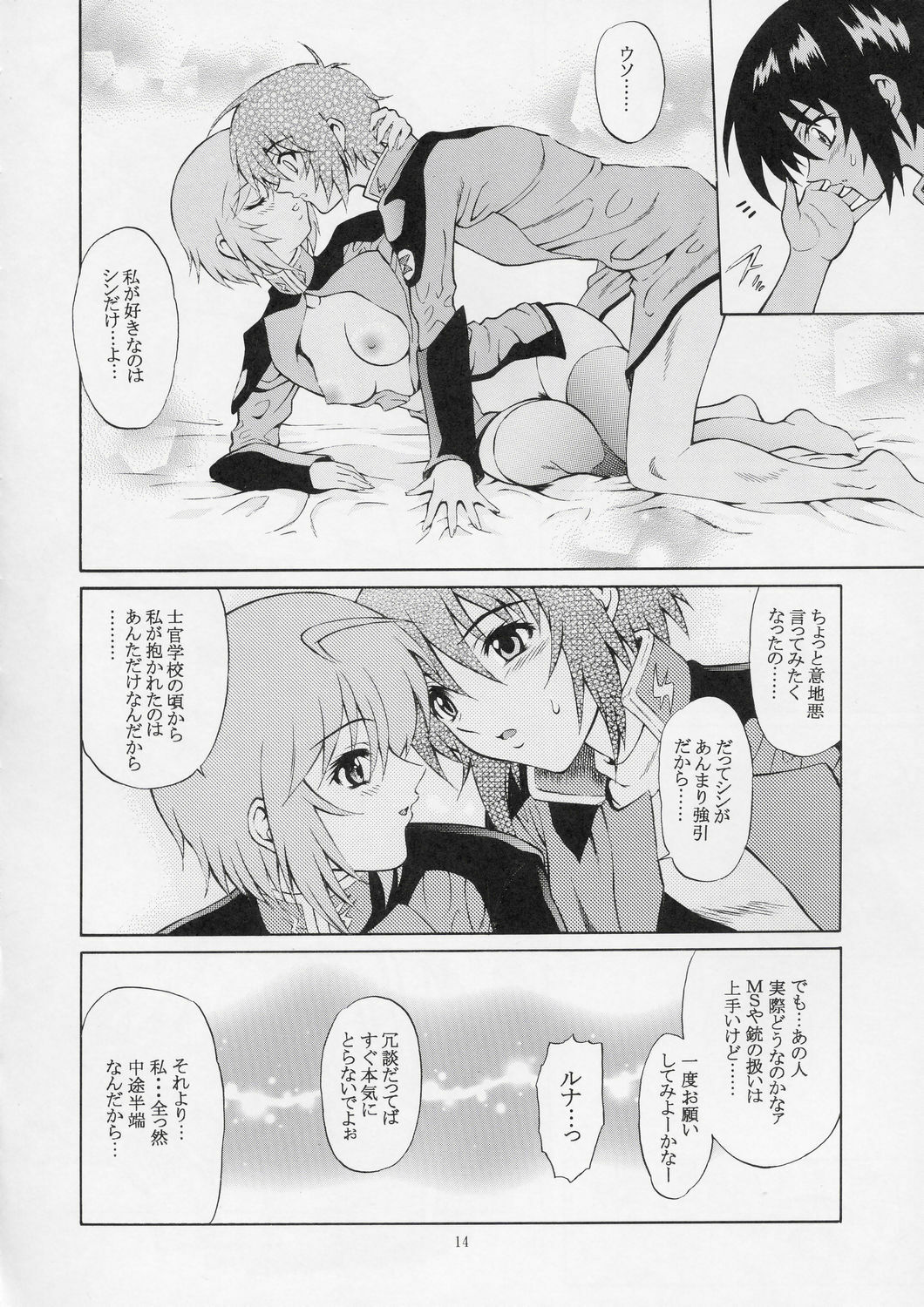 (C67) [GUST (Harukaze Soyogu)] Burning!! (Mobile Suit Gundam SEED DESTINY) page 13 full