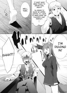 (COMIC1☆3) [Koakuma Sageha (Sage Joh)] Ookami to Mitsu Ringo (Spice and Wolf) [English] [FAKKU] - page 6