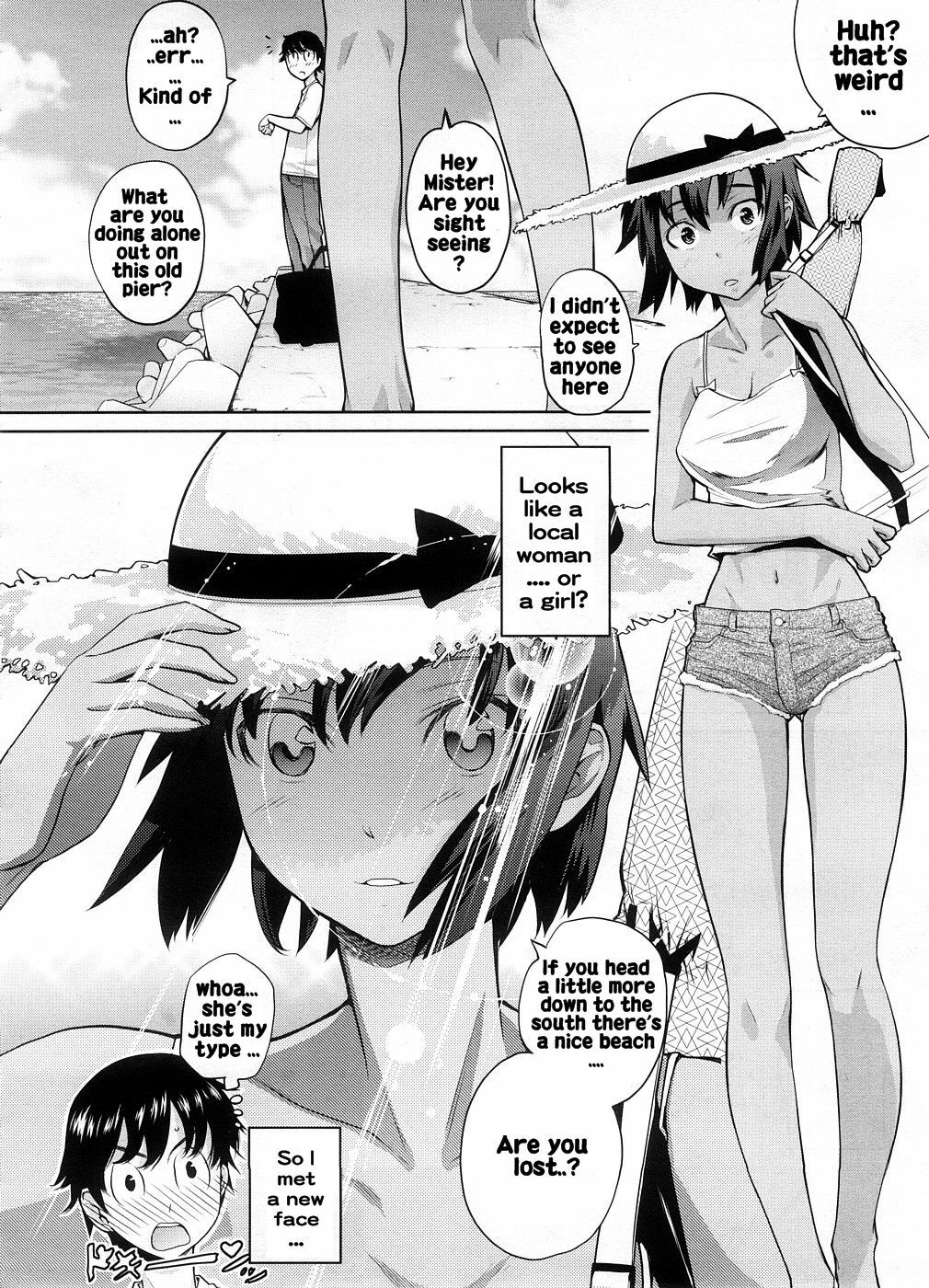 [Teri Terio] Umi de Aetara | If we could meet by the sea (COMIC Megastore 2008-10) [English] [Rhapfan] [Decensored] page 2 full