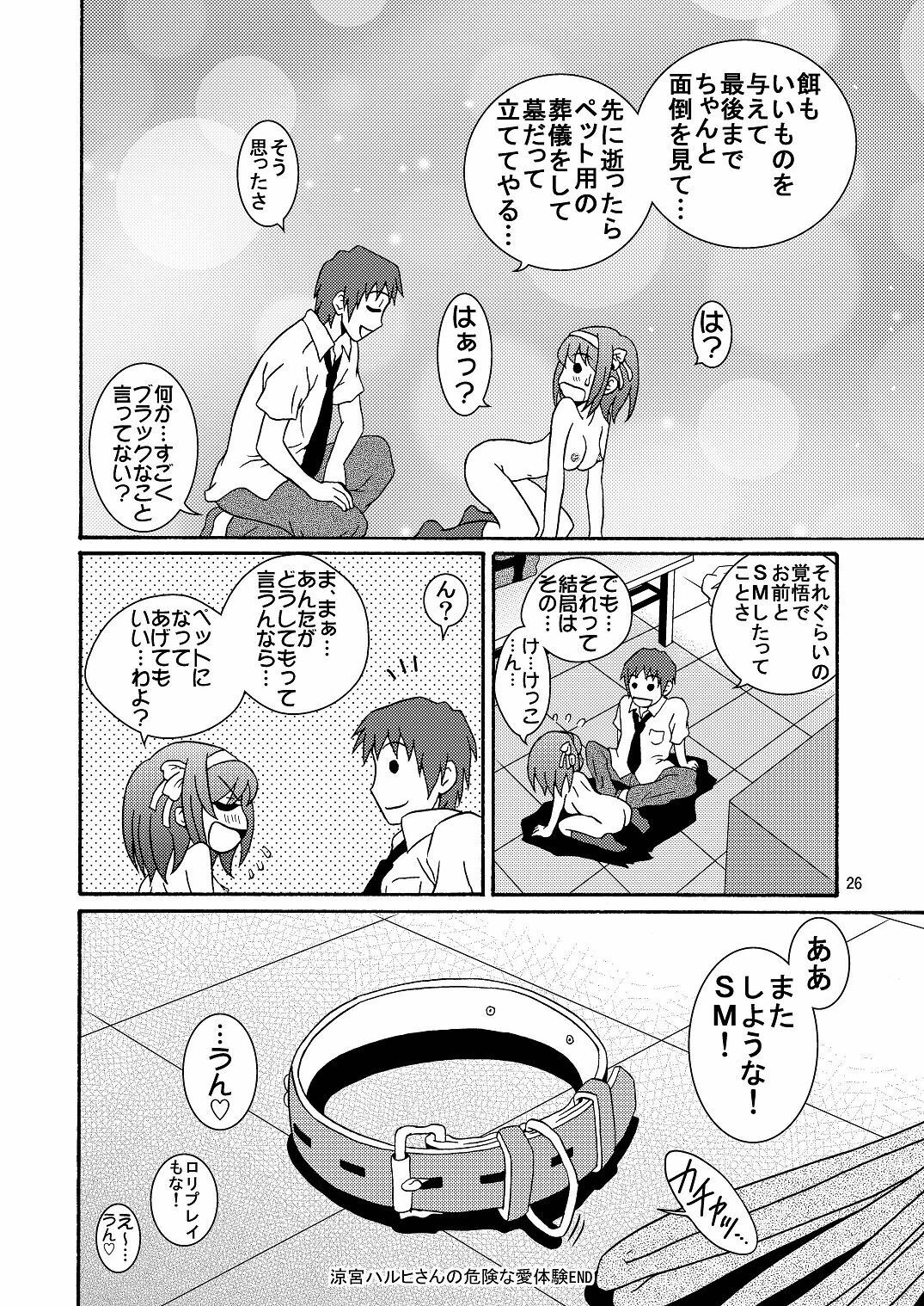 [Mousou Kai no Juunin wa Iki Teiru (Kan Danchi)] Suzumiya Haruhi-san no Kiken na Ai Taiken 4 (The Melancholy of Haruhi Suzumiya) page 26 full