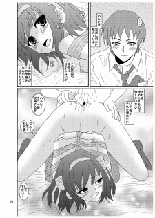 [Mousou Kai no Juunin wa Iki Teiru (Kan Danchi)] Suzumiya Haruhi-san no Kiken na Ai Taiken 3 (The Melancholy of Haruhi Suzumiya) - page 27