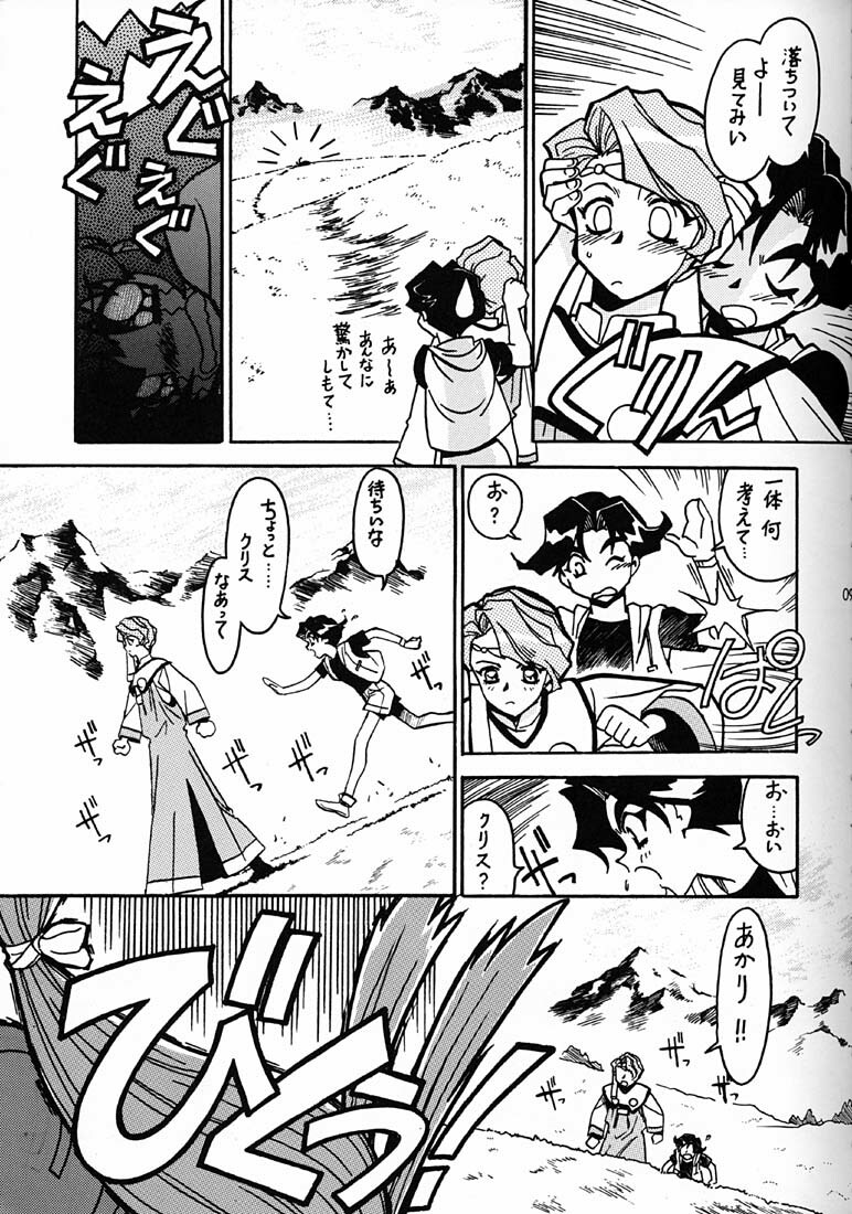 (C54) [Bible (Ogata Satomi)] Kyouakuteki Shidou Daiichijou Daikyuukou (Battle Athletes Daiundoukai [Battle Athletes Victory]) page 8 full